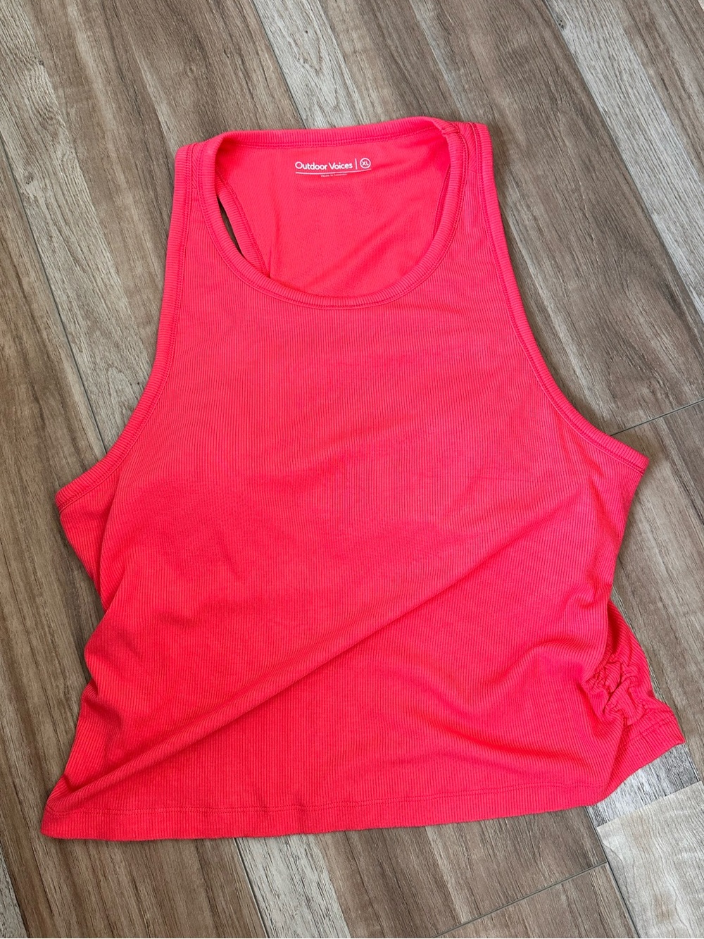 NWT Outdoor Voices Bright Coral Racerback Tank
